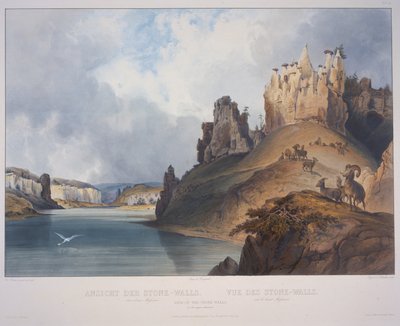 View of the Stone Walls by Karl Bodmer